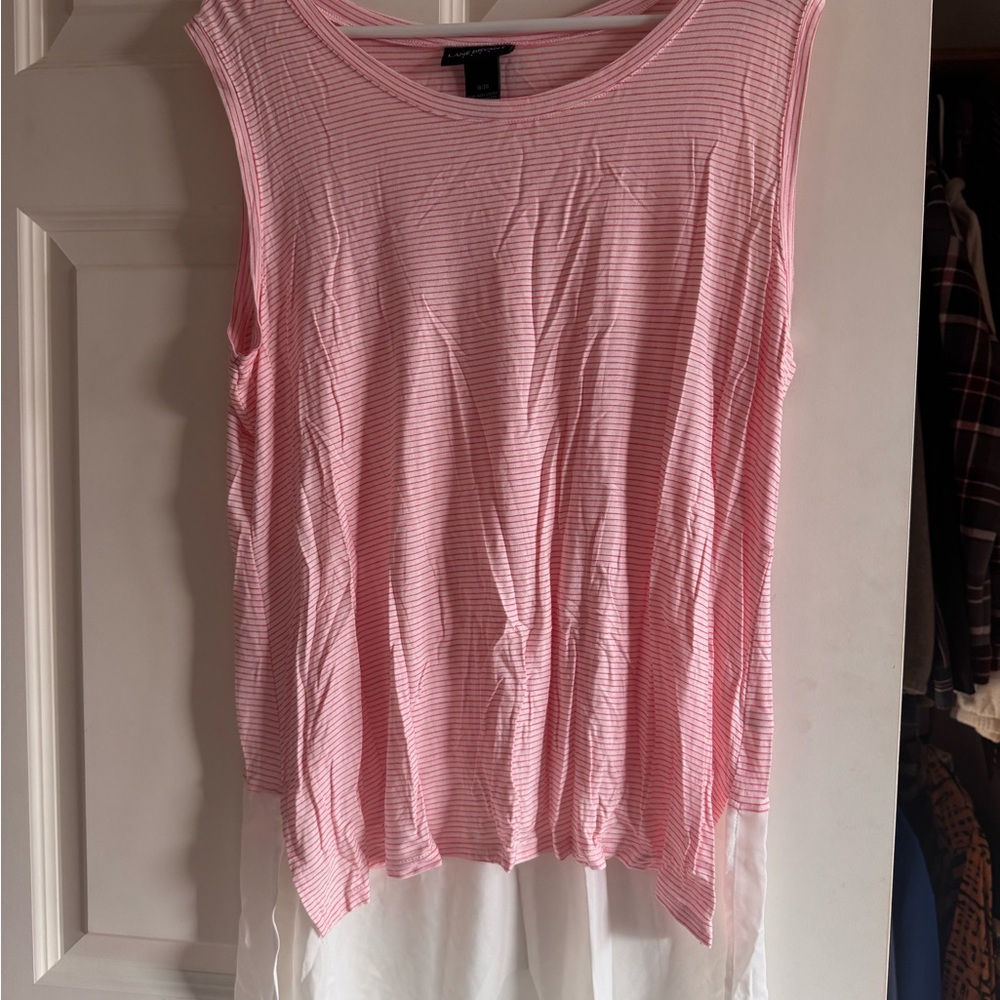 Lane Bryant Striped Sleeveless Top
